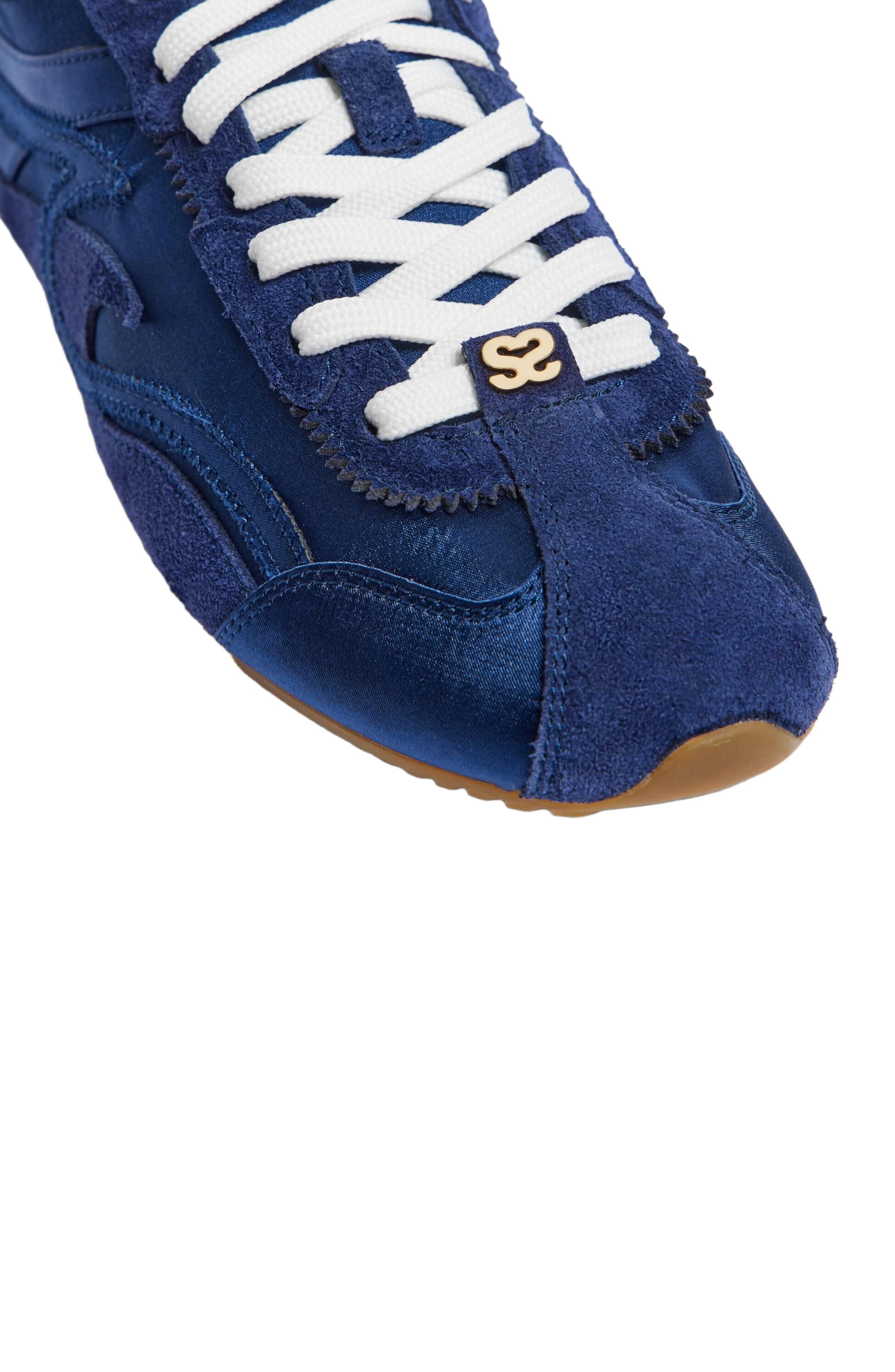 Mixed material Light Wave trainers, Alternate, color, Blue
