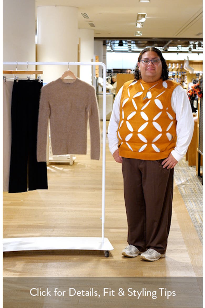 The Miley Rib Brushed Cashmere Sweater video