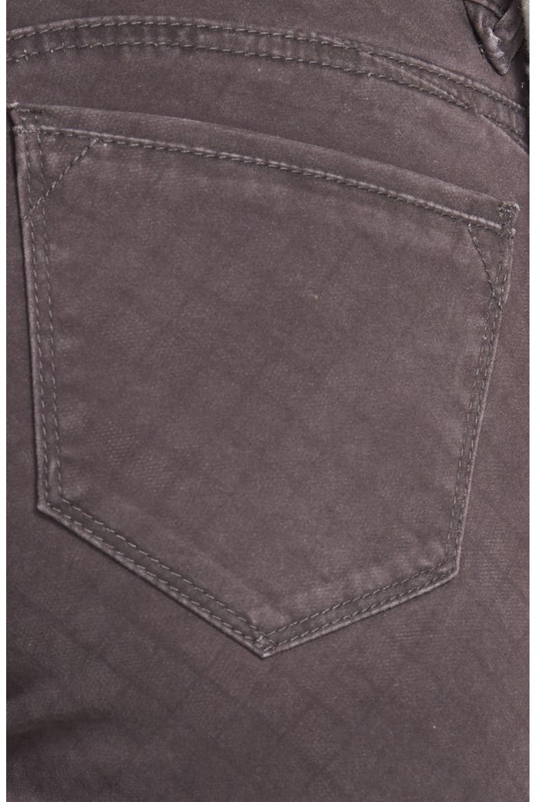 Window Pane Print Skinny Jeans (Nordstrom Exclusive), Alternate, color, BROWN