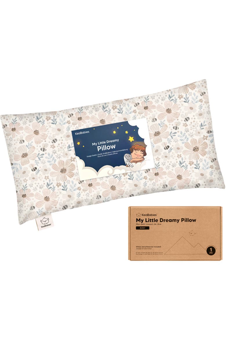Buddy Toddler Pillow, Main, color, Flora Vale