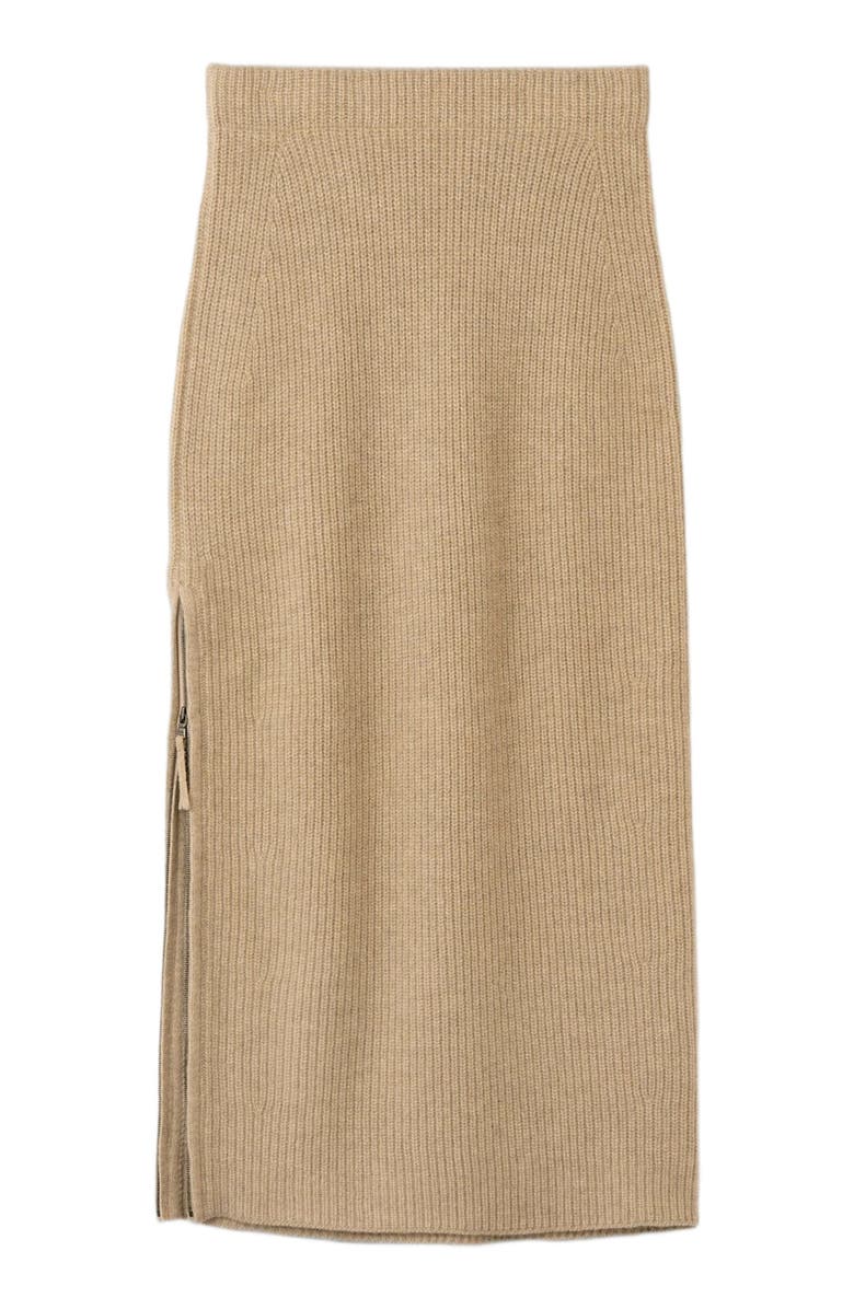 GOBI Mongolian Cashmere Cashmere Skirt with Zip, Main, color, 
