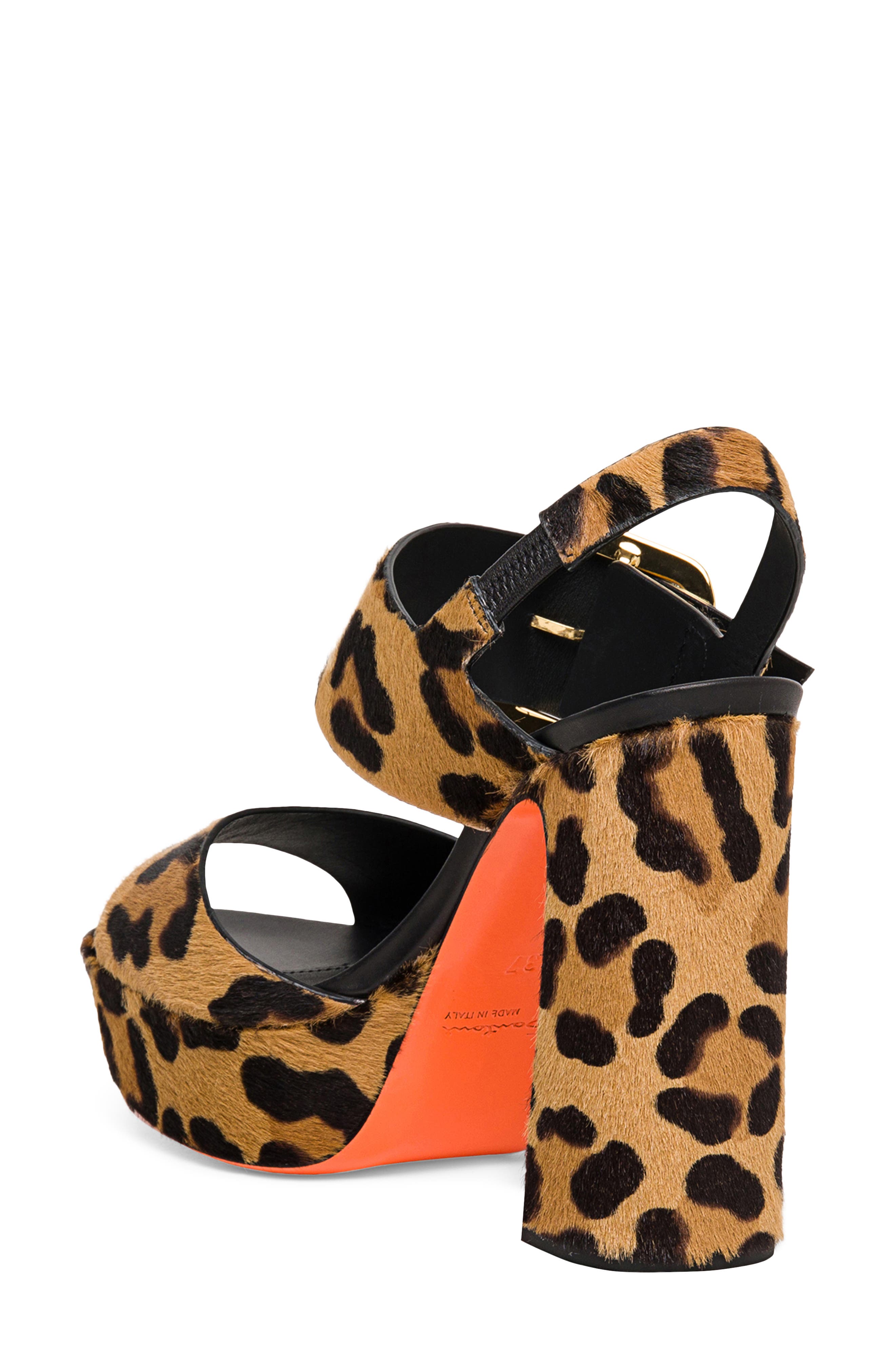 Santoni Bruxel Slingback Platform Sandal, Alternate, color, 