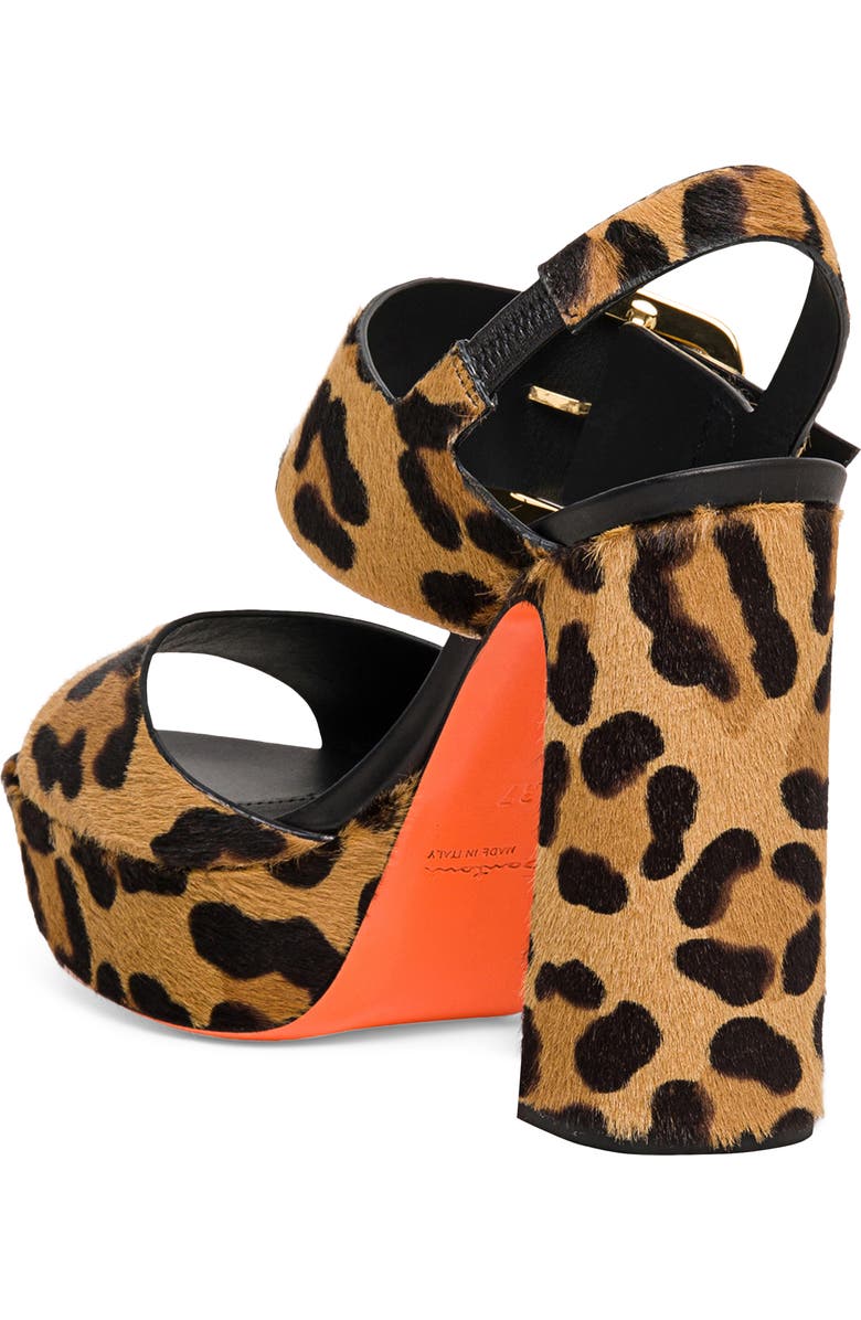 Santoni Bruxel Slingback Platform Sandal, Alternate, color,