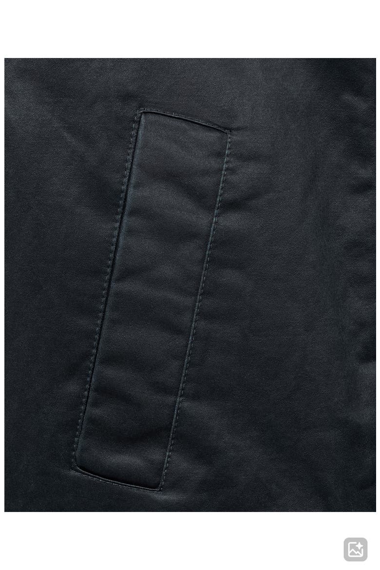 Waxed Effect Cotton Blend Jacket, Alternate, color, NAVY