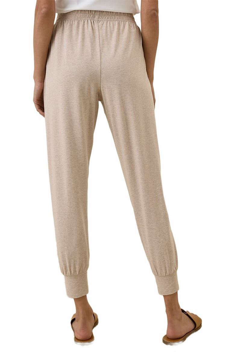 Pact Organic Cotton Luxe Essential Jogger, Alternate, color, Oat Heather