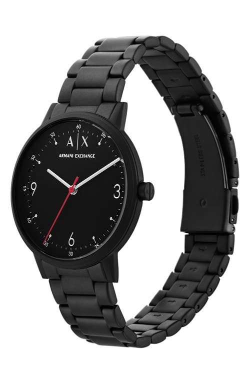 Armani Exchange Ax Cayde Quartz Bracelet Watch, 42mm In Black