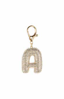 Leith Pavé Initial Bag Charm