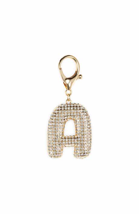 Leith Pavé Initial Bag Charm