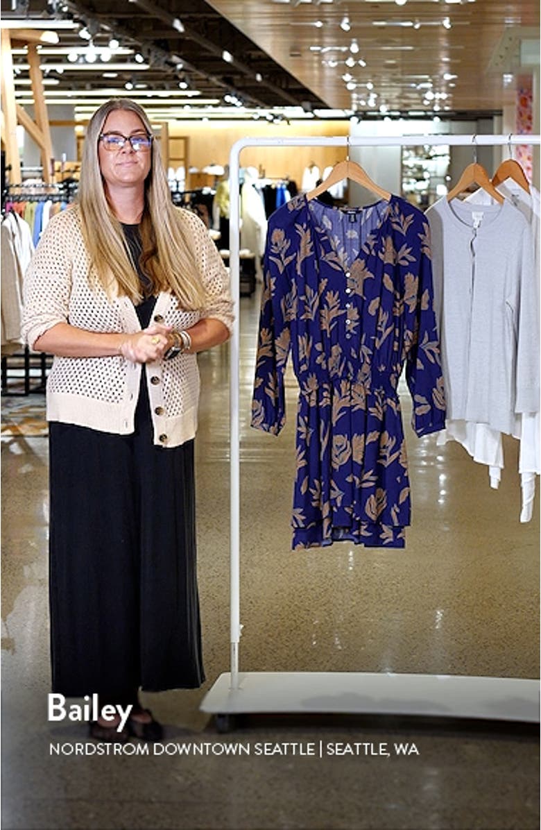 Mia Smocked Waist Long Sleeve Dress, sales video thumbnail