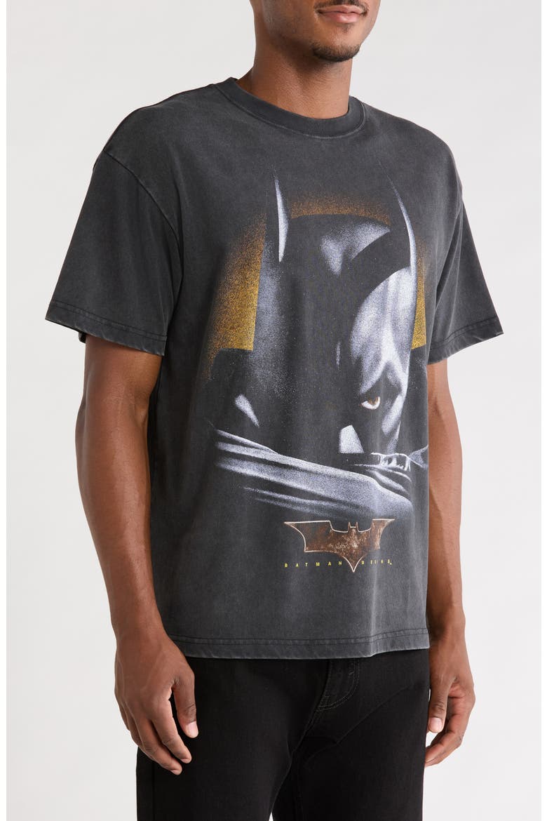 I'm Batman Begins in the Night Graphic T-Shirt, Alternate, color, BLACK WASH