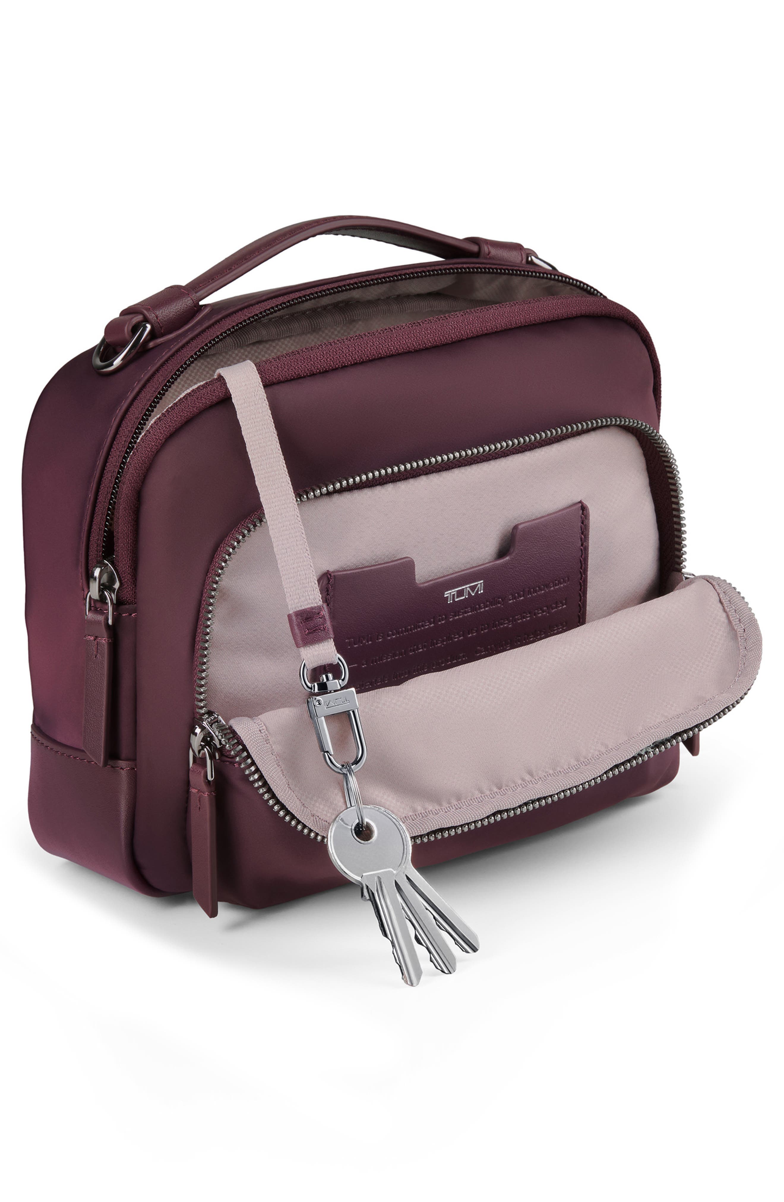 Voyageur Teghan Crossbody, Alternate, color, ROSEWOOD