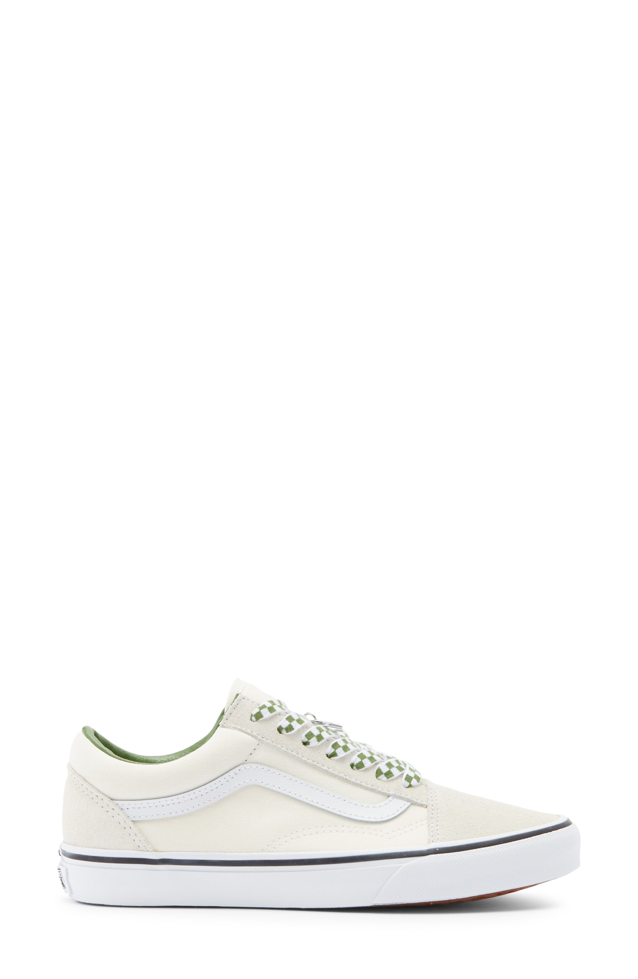 Vans Old Skool Sneaker, Alternate, color, Marshmallow/Green