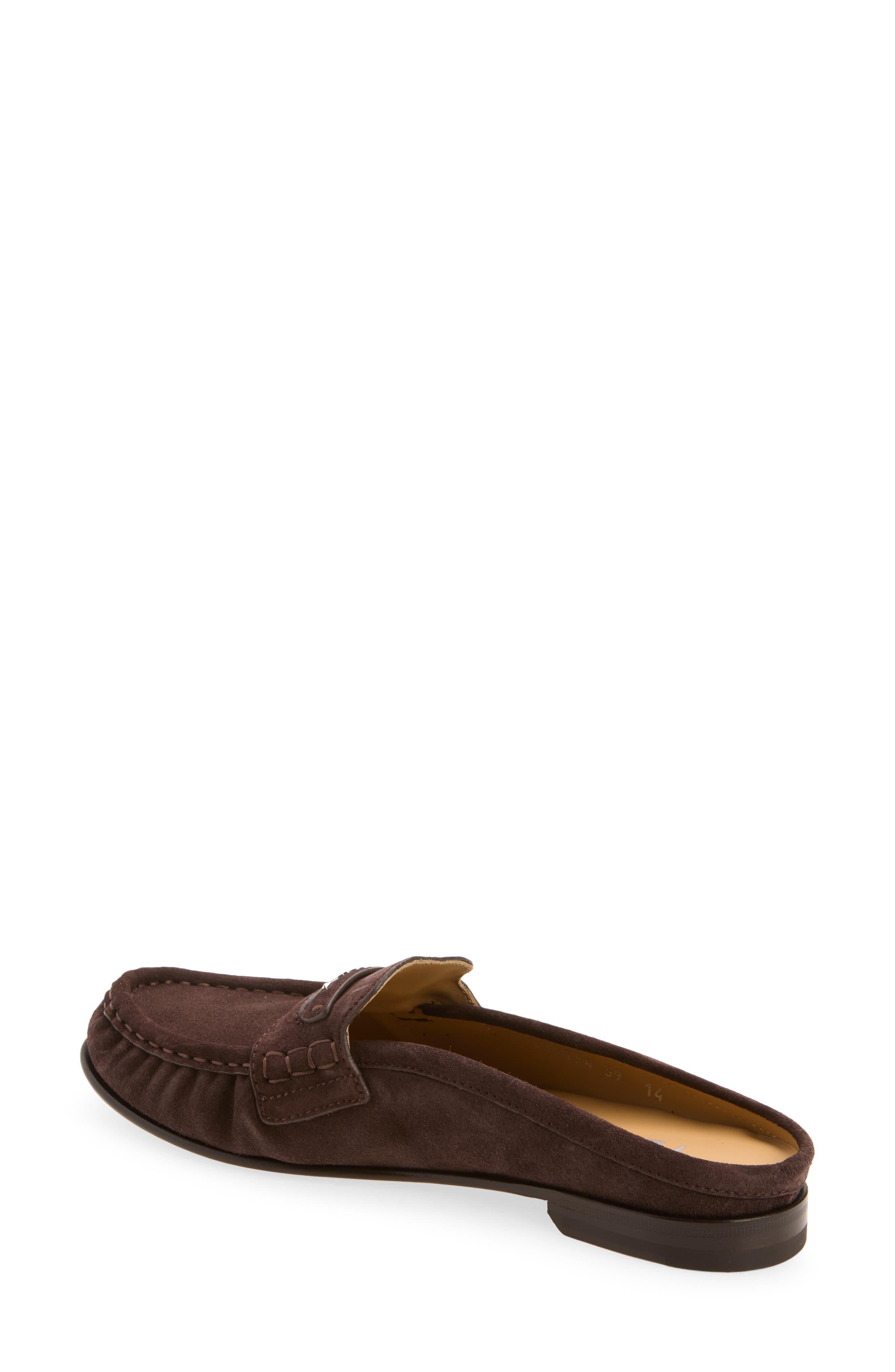 Scrunch Leather Mule, Alternate, color, F1UV7 BURNT MOGANO