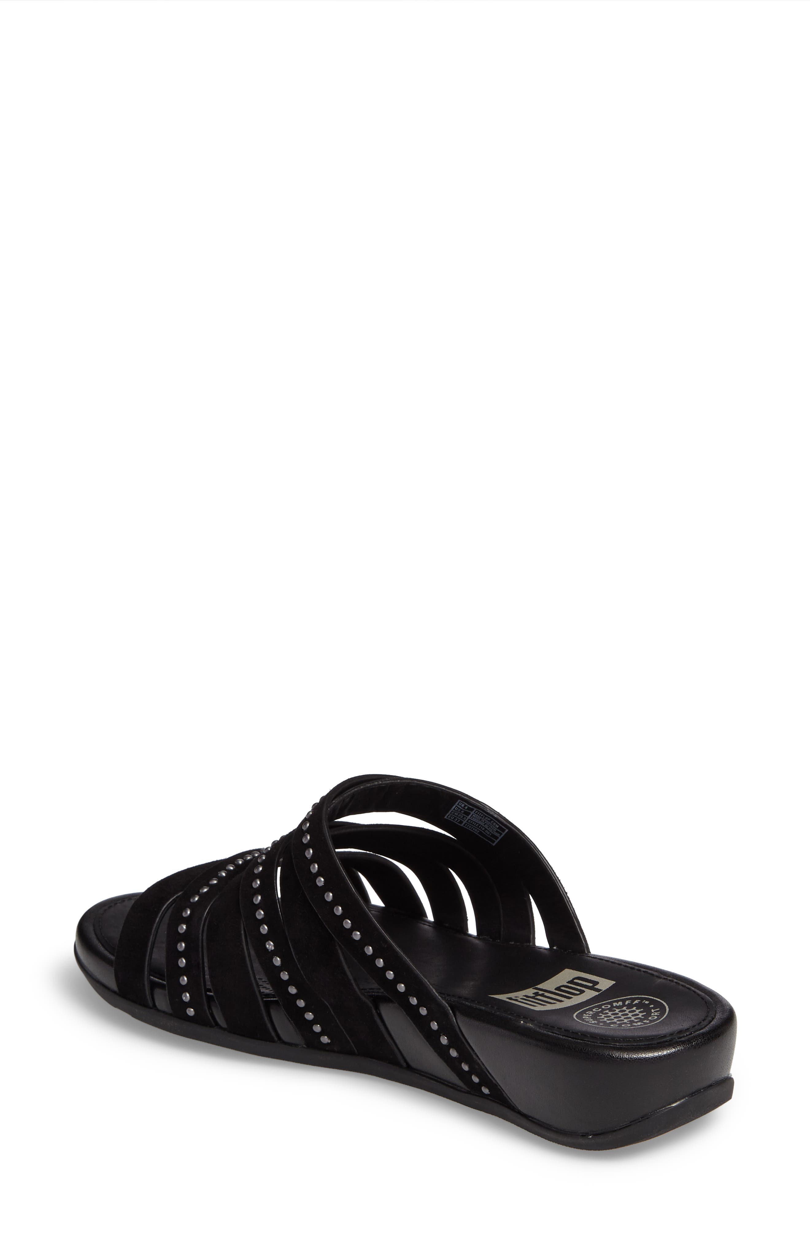 FitFlop <sup>™</sup> Lumy Wedge Slide Sandal, Alternate, color, 
