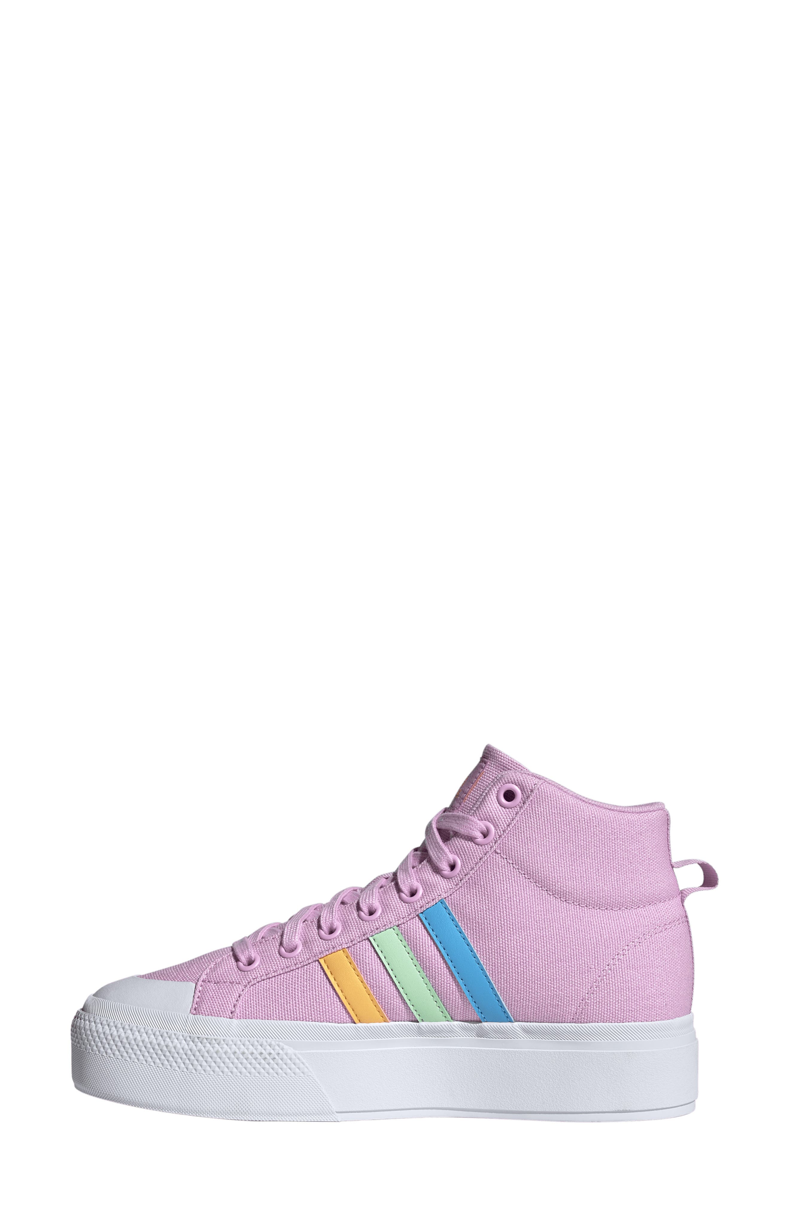 adidas Bravada 2.0 Platform Sneaker, Alternate, color, Bliss Lilac/ Spark/ Green