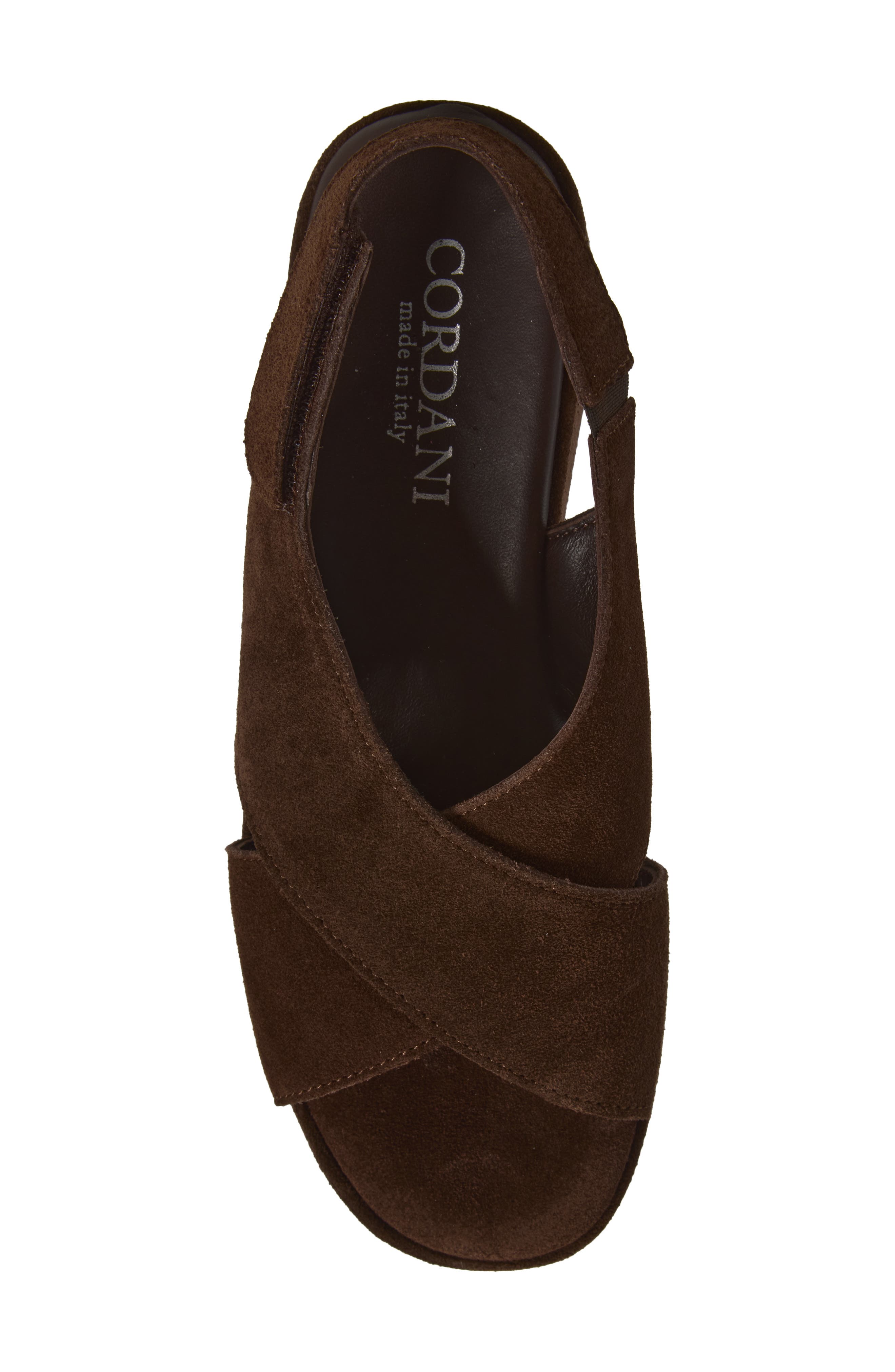 Jessie Slingback Platform Sandal, Alternate, color, CACAO SUEDE