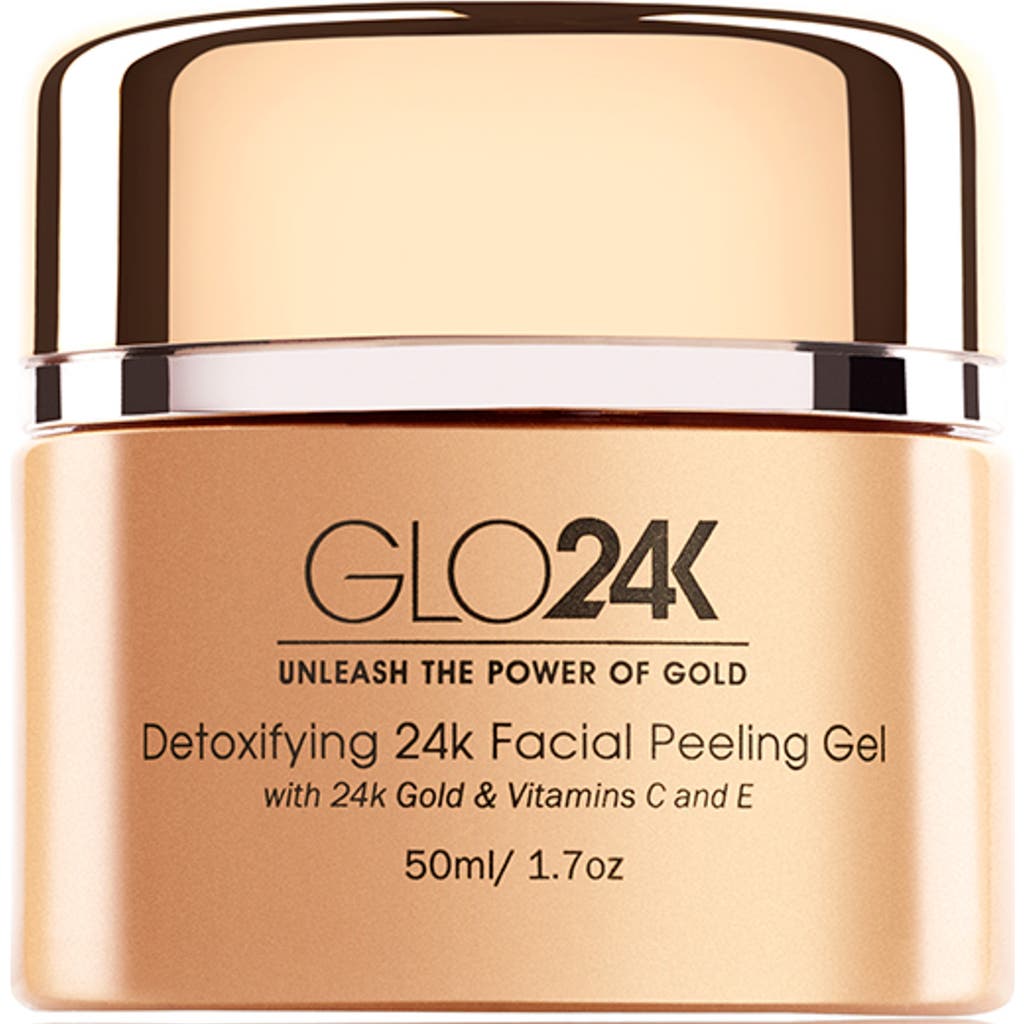 GLO24K UNLEASH THE POWER OF GOLD Detoxifying 24k Facial Peeling Gel in Na  product