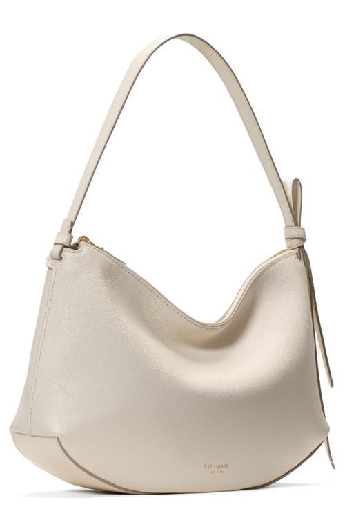 Kate Spade New York Large Loop Pebble Leather Shoulder Bag In Brown
