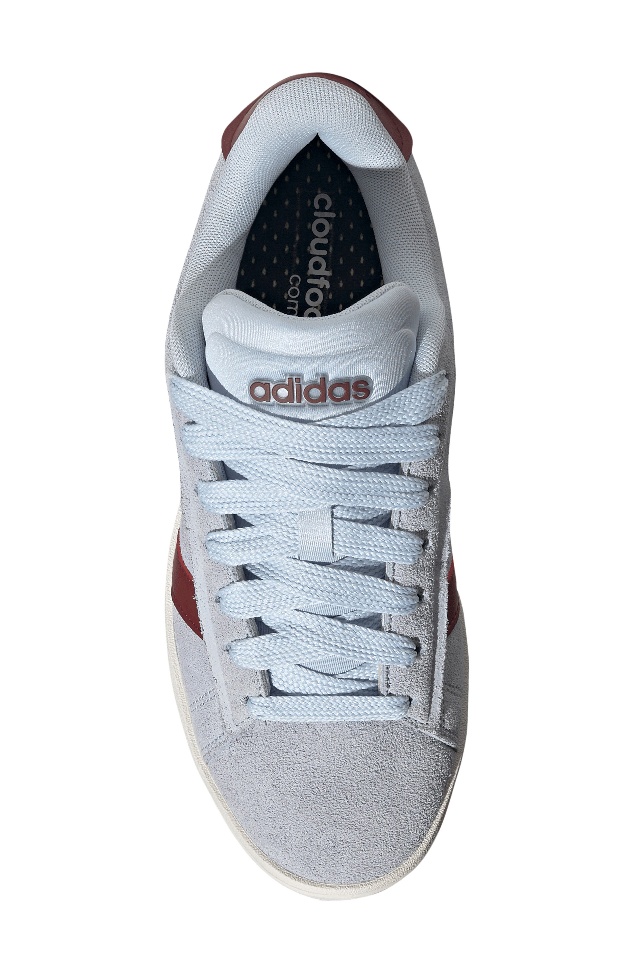 Grand Court Alpha Sneaker, Alternate, color, CRYSTAL SKY/ RED/ OFF WHITE