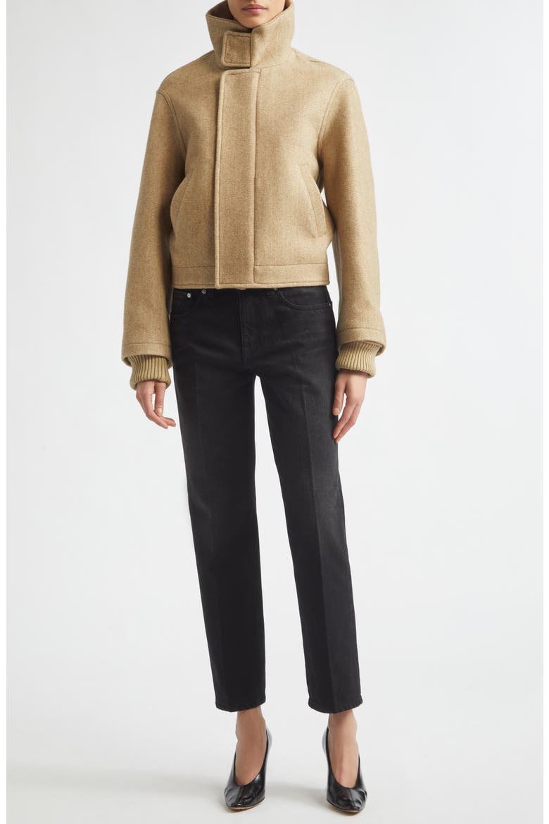 Bomber Jacket, Alternate, color, CAMEL MELANGE