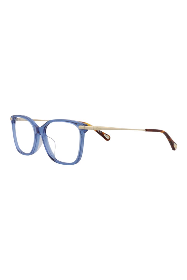 54mm Rectangle Optical Frames, Alternate, color, BLUE GOLD TRANSPARENT