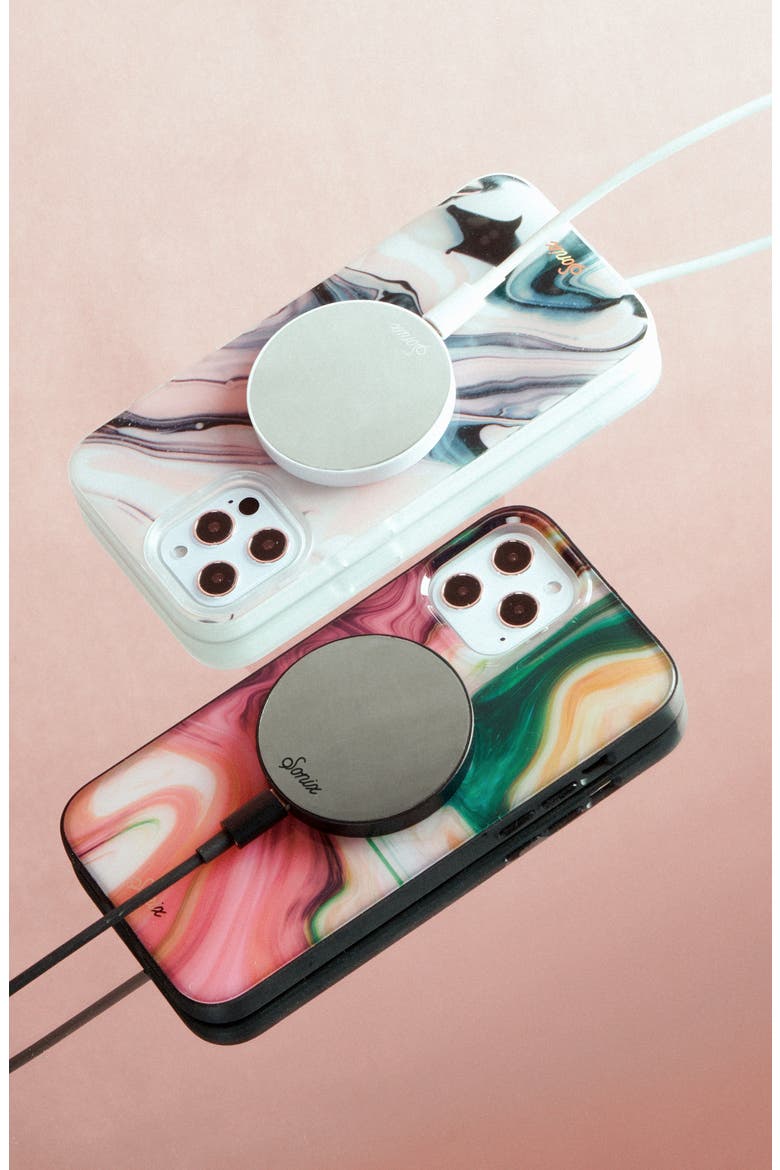 Magnetic Link Wireless Charger, Alternate, color, SILVER