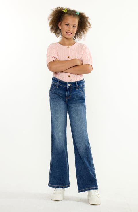 Kayleen Mid Rise Wide Flare Jeans
