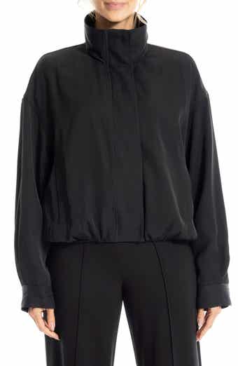 Bubble Hem Bomber Jacket