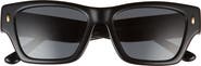 Tory Burch 52mm Rectangular Sunglasses