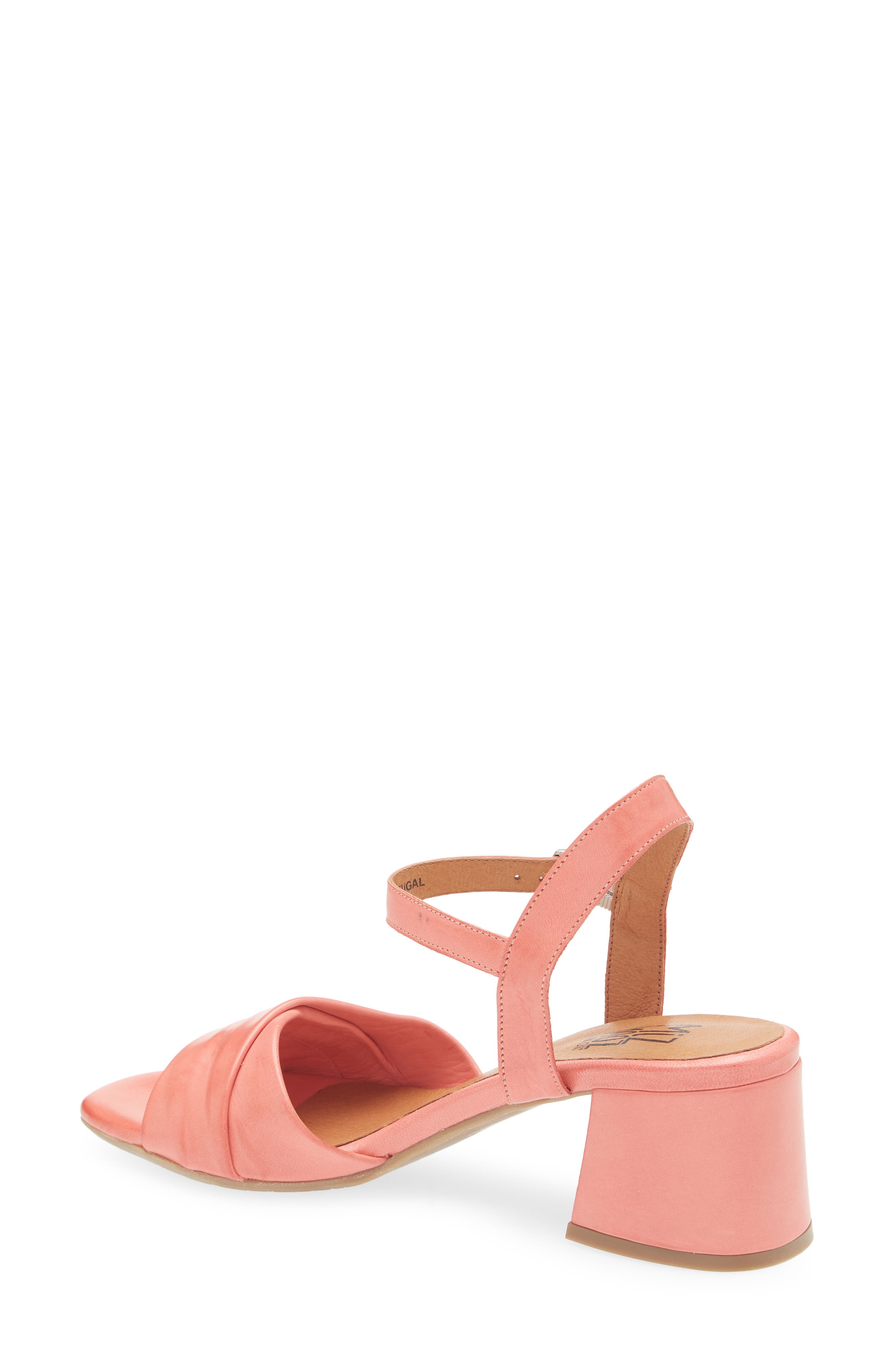 Bela Block Heel Sandal, Alternate, color, AZALEA