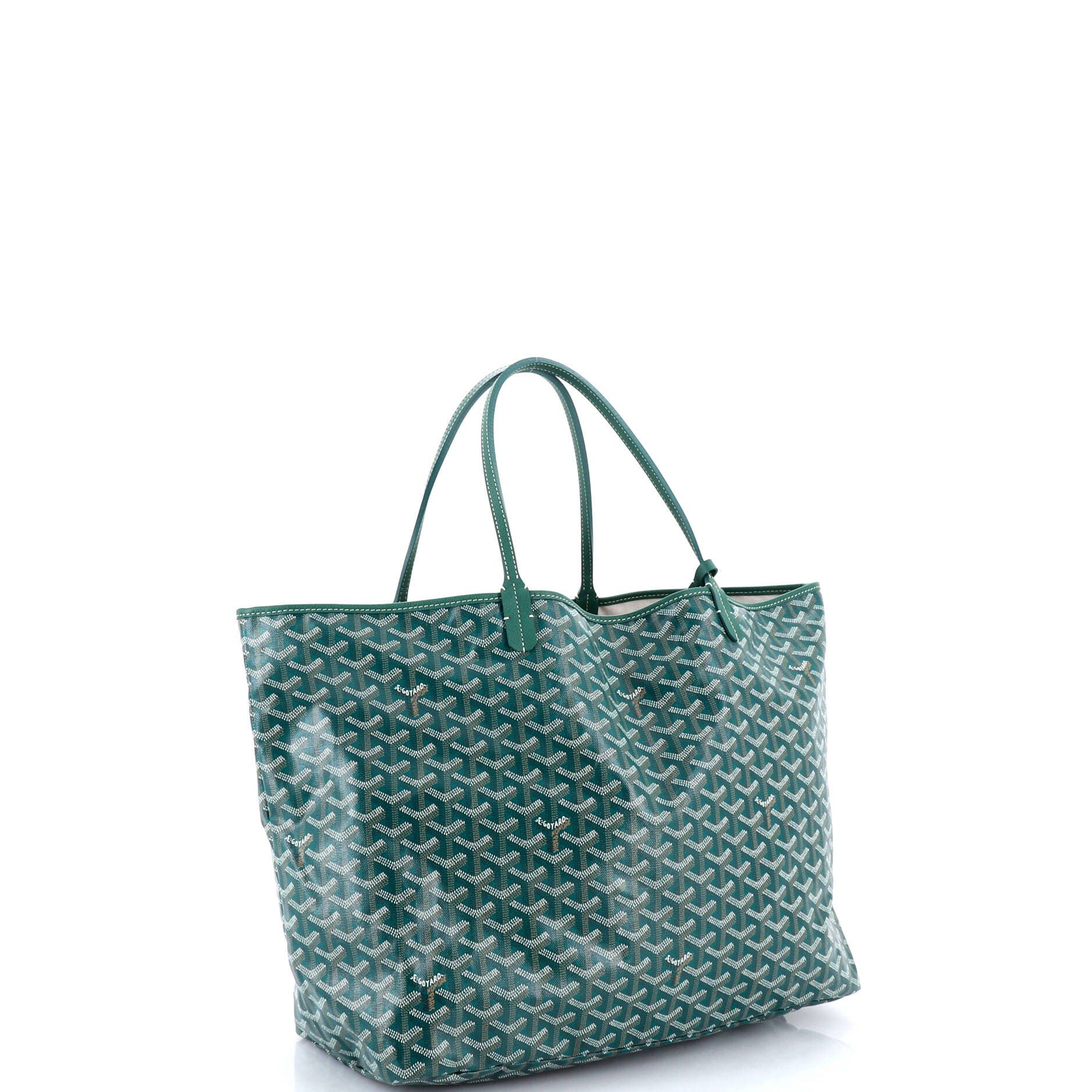 Pre-Owned Goyard Saint Louis Tote Coated Canvas GM, Alternate, color, Green