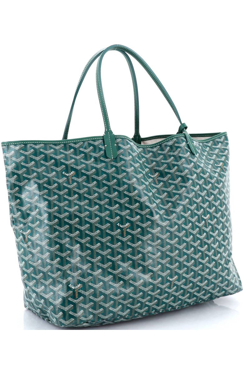 Pre-Owned Goyard Saint Louis Tote Coated Canvas GM, Alternate, color, Green