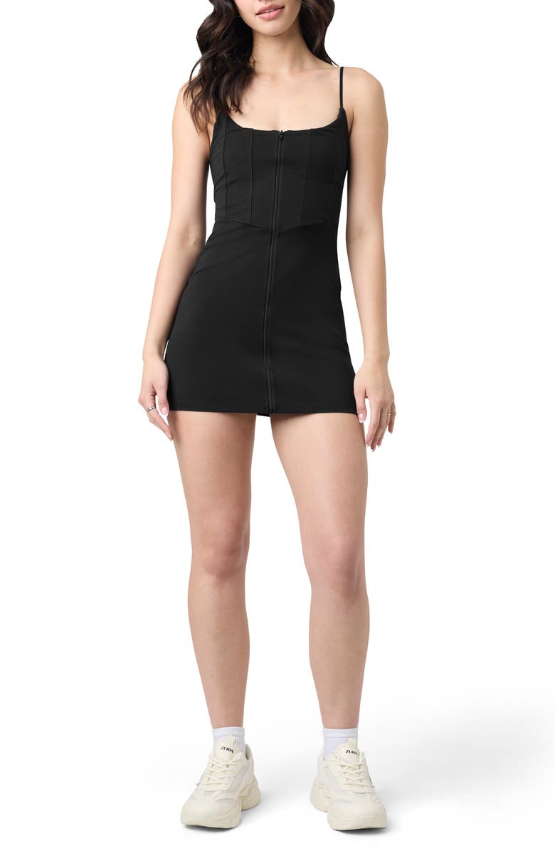 Florence by Mills Corset Minidress, Main, color, Black