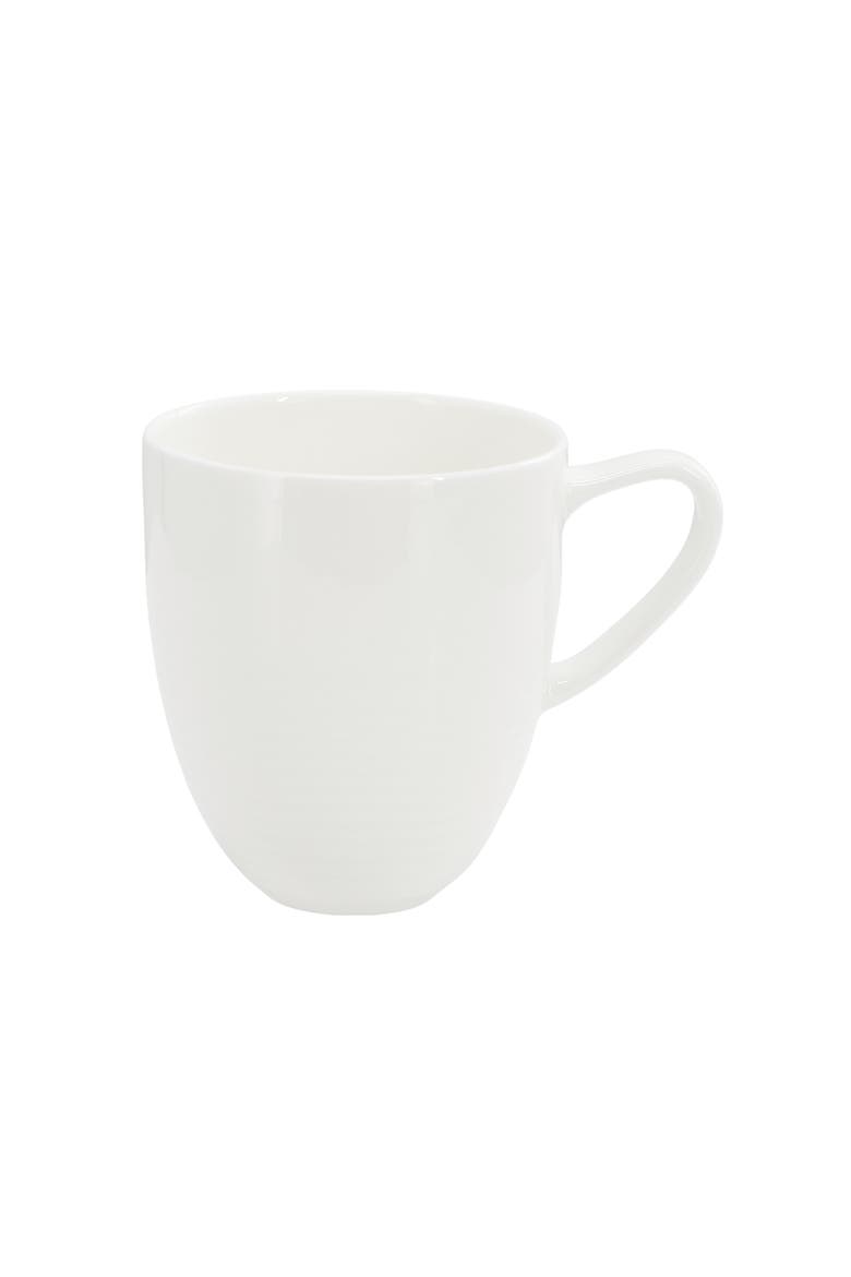Annual Rings 16 Piece Bone China Dinnerware Set, Alternate, color, White