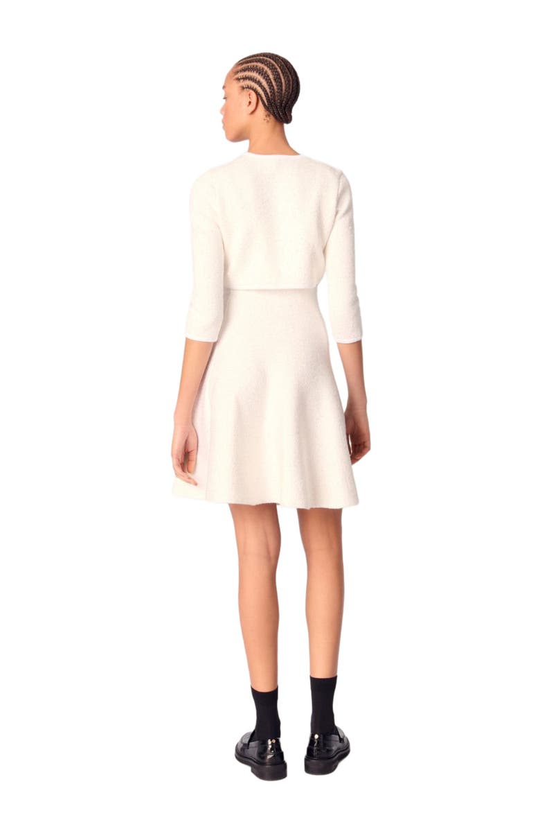 maje Cropped cardigan with rhinestones, Alternate, color, 