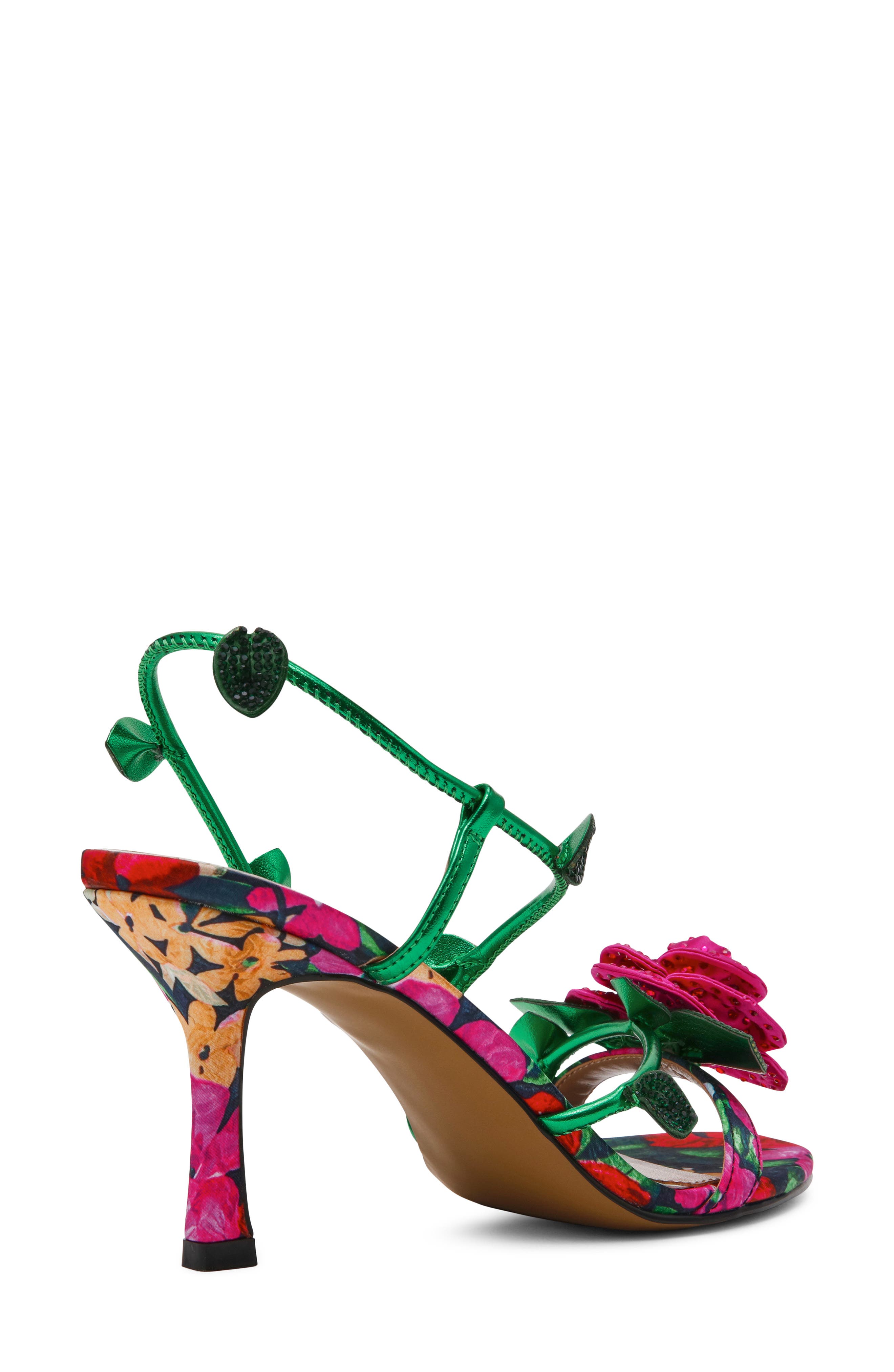 Evelyn Sandal, Alternate, color, FLORAL MULTI