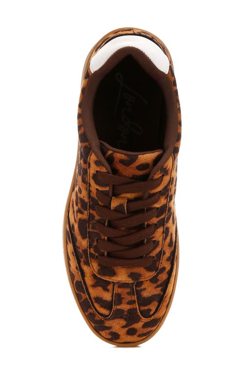 London Rag Prowler Leopard Low Top Sneaker In Leopard