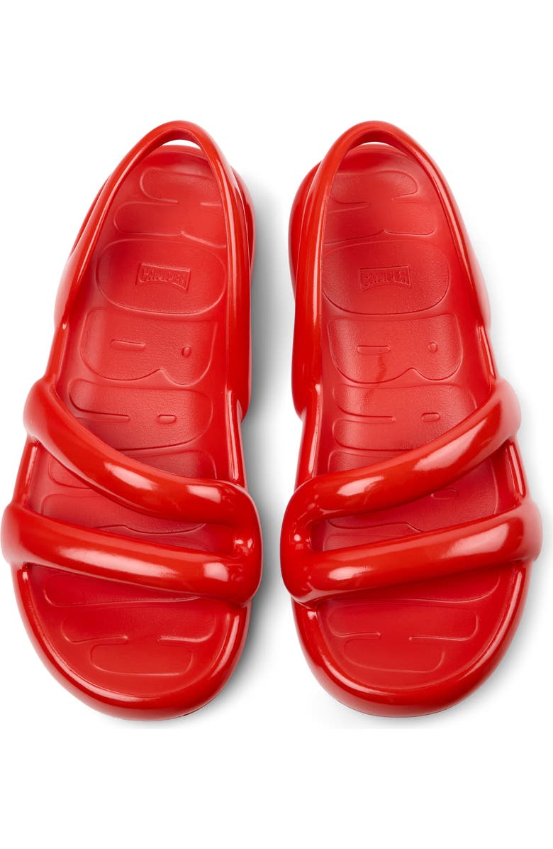 Camper Kobarah Flat Slingback Sandal, Alternate, color, Bright Red