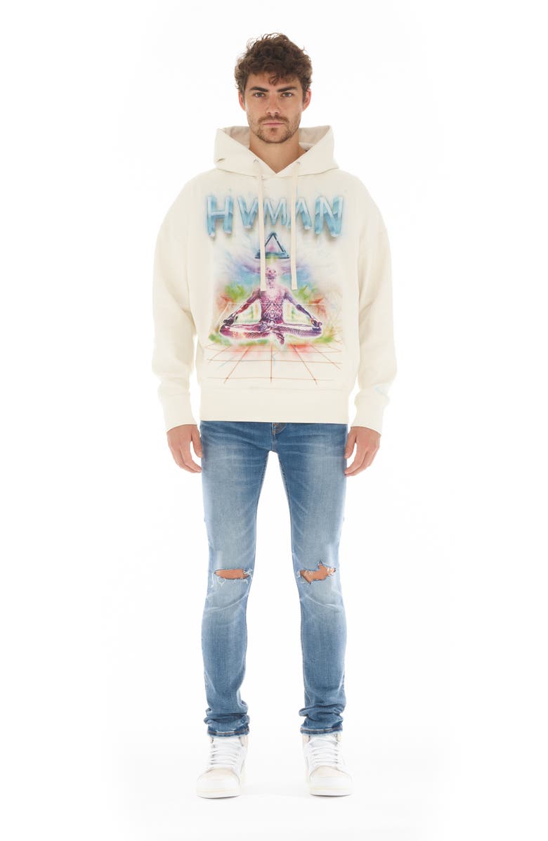 HVMAN Graphic Hoodie, Alternate, color, Cloud