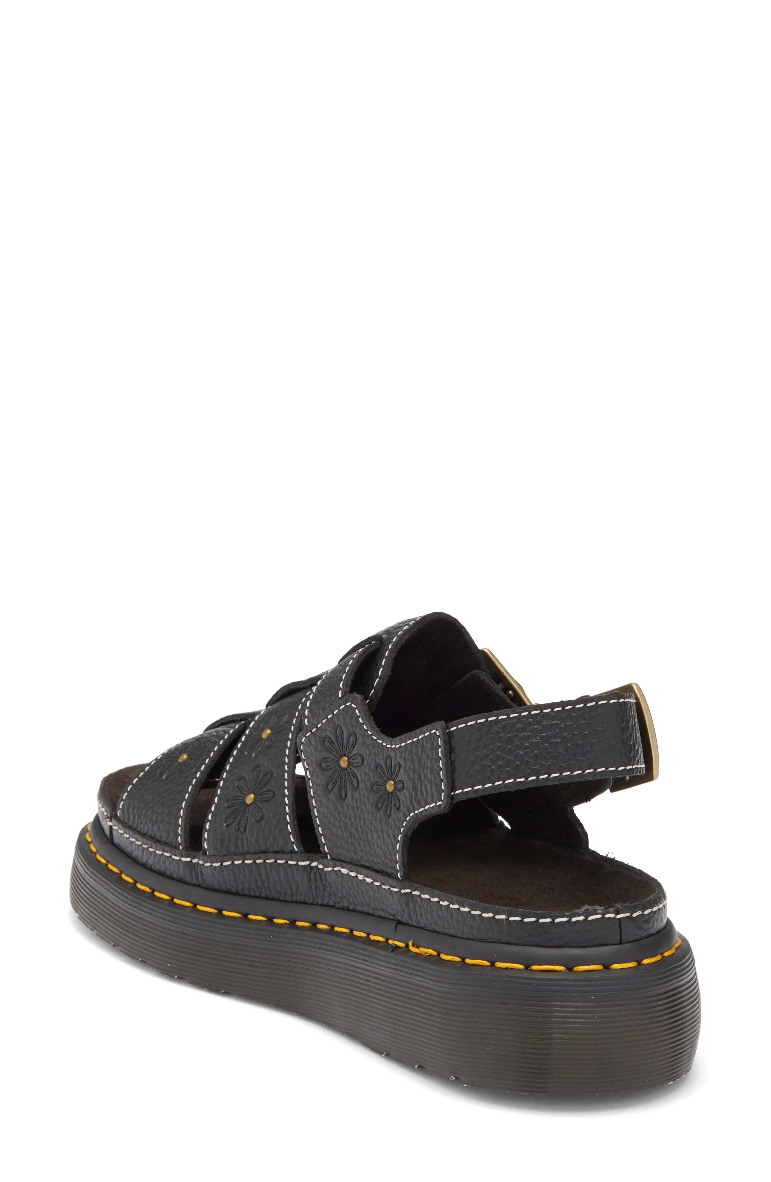 Dr. Martens Wrenile Sandal, Alternate, color, Black