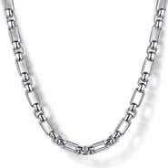Gabriel & Co. Contemporary Sterling Silver Chain Necklace