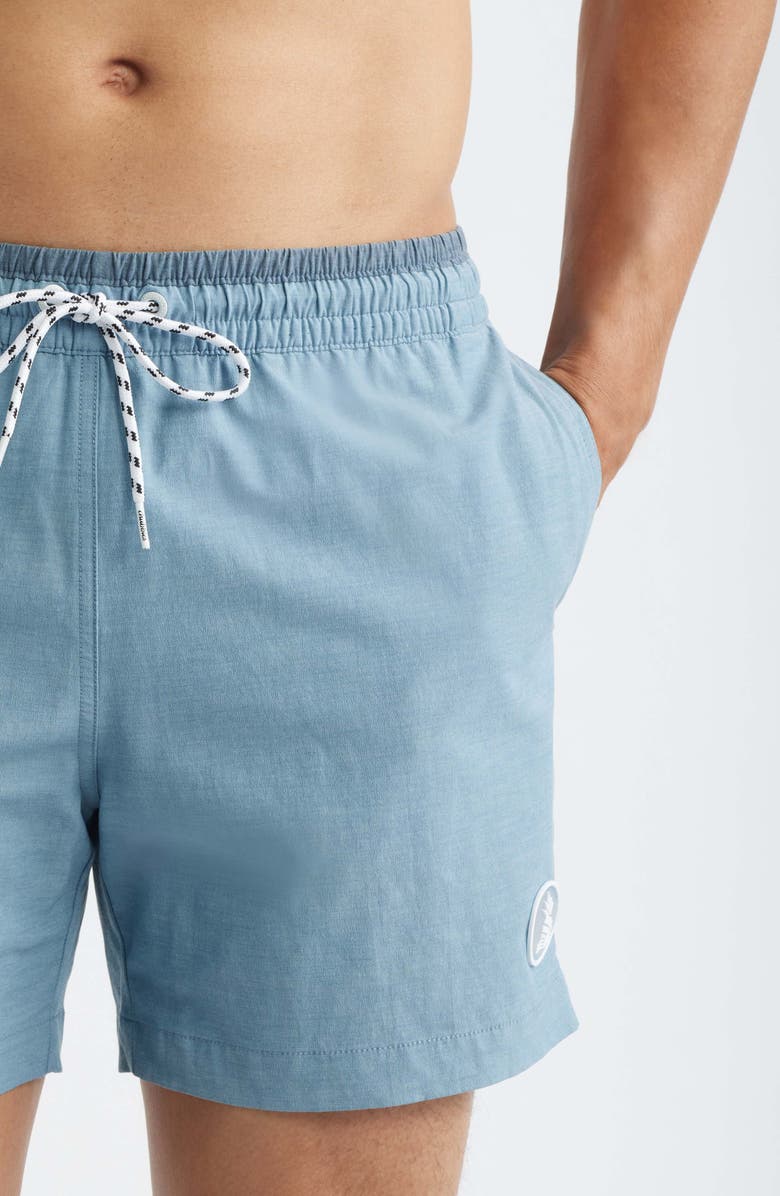 Chubbies Blue Horizons 5.5-Inch Swim Trunks, Alternate, color, Dusty Blue