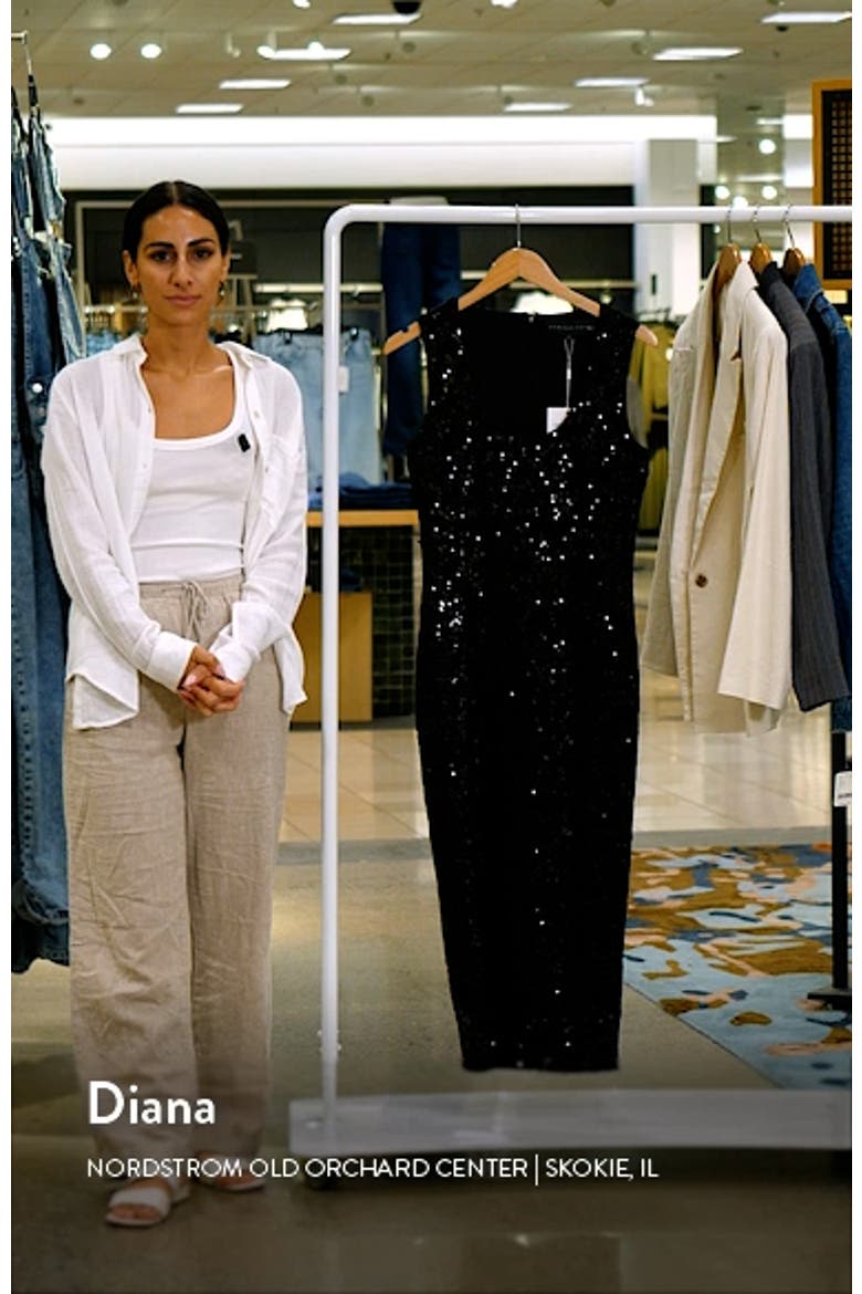 Sequin Lace Midi Dress video