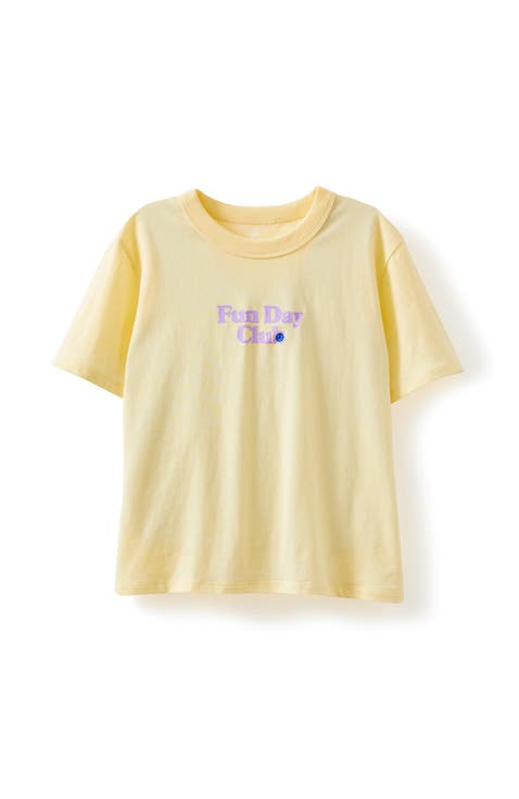 Kid's Poppy Oversize Graphic Print Tee