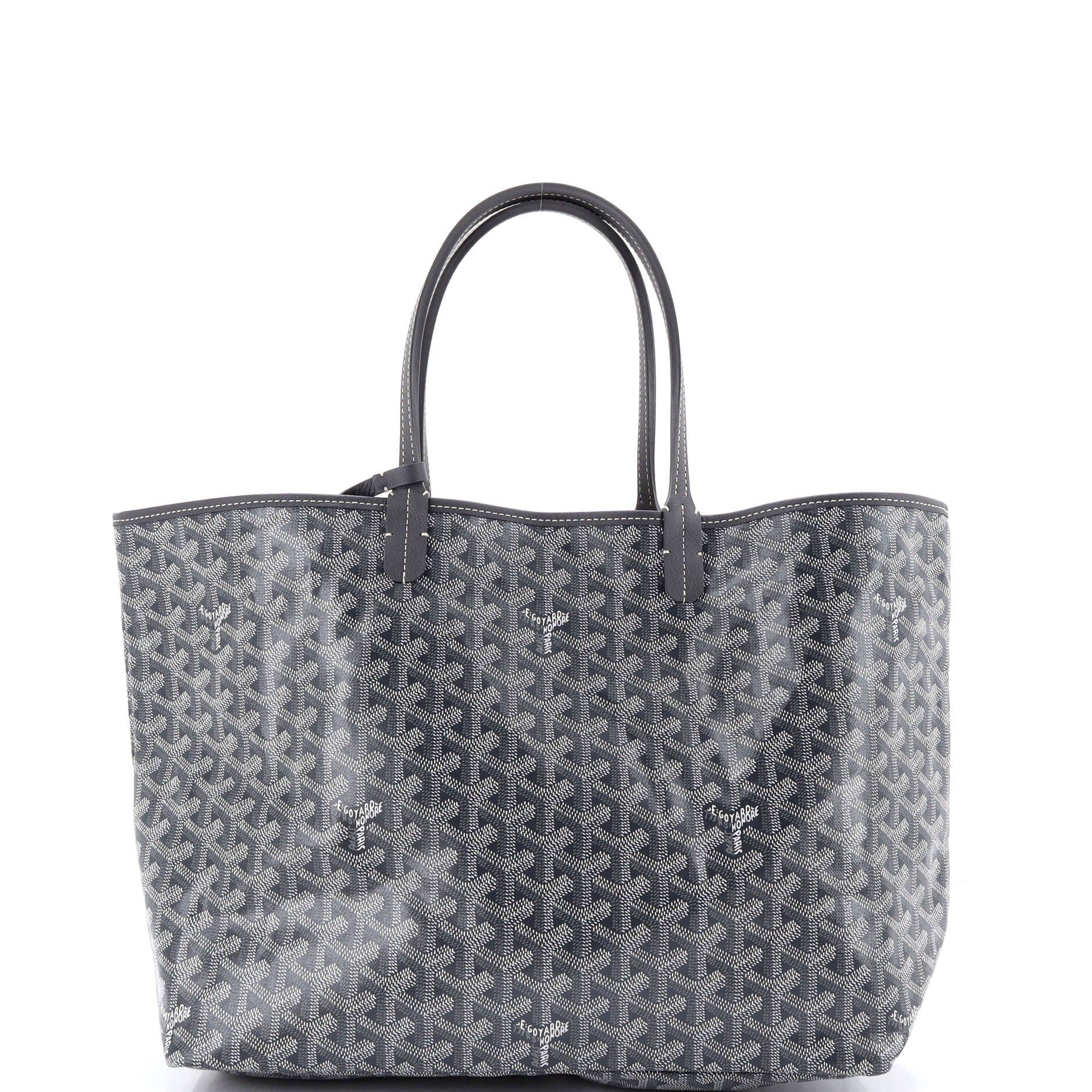 Pre-Owned Goyard Saint Louis Tote Coated Canvas PM, Alternate, color, Gray