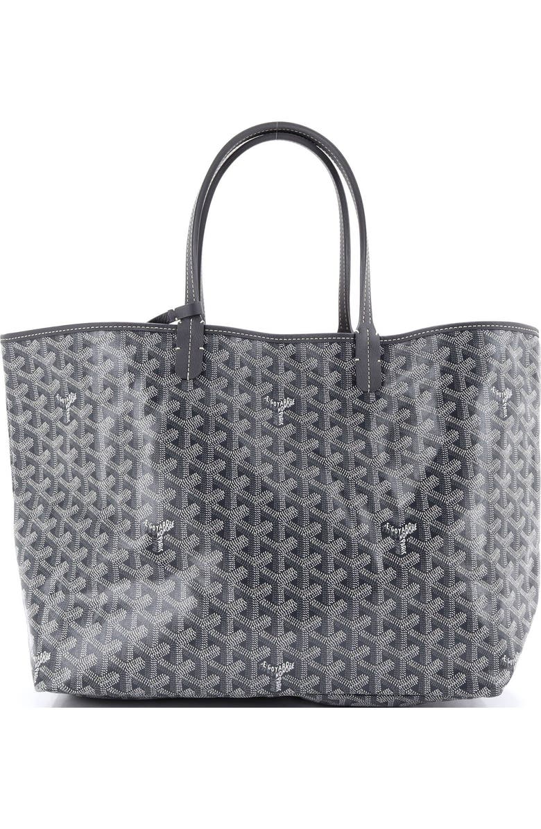 Pre-Owned Goyard Saint Louis Tote Coated Canvas PM, Alternate, color, Gray