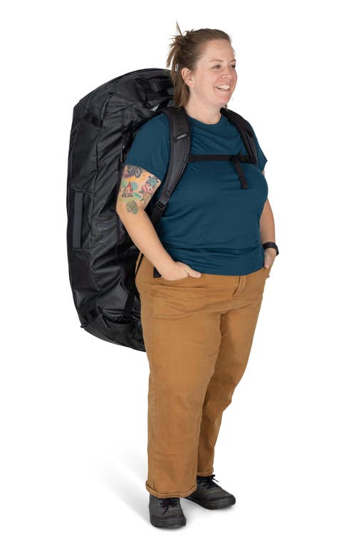 Osprey Transporter 150-liter Duffle Luggage In Raven Black/black