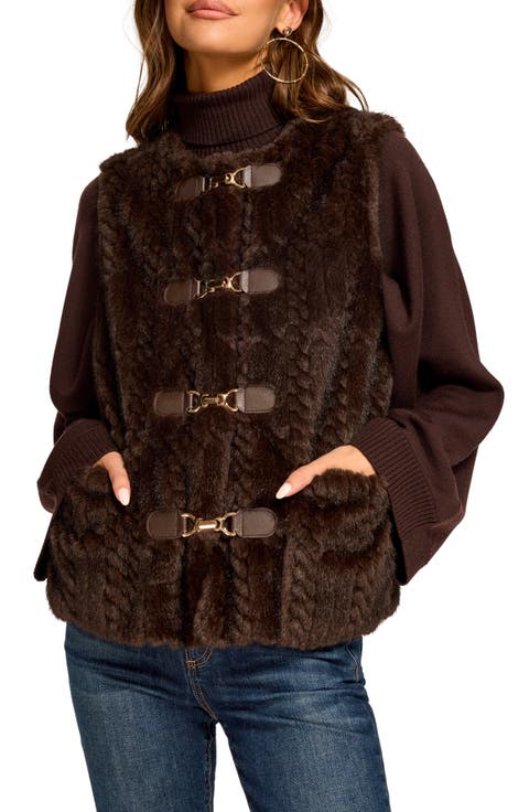 Minnie Faux Fur Vest