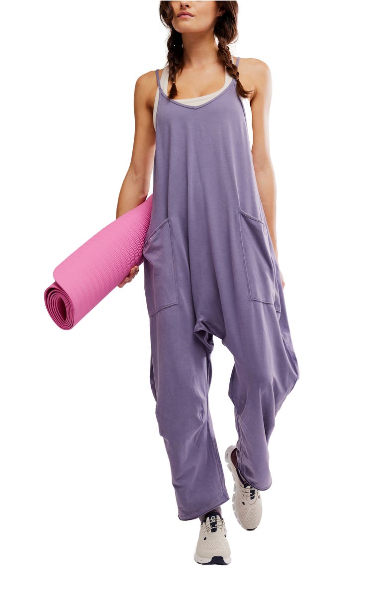 FP Movement by Free People FP Movement Hot Shot Jumpsuit, Alternate, color, Graphite