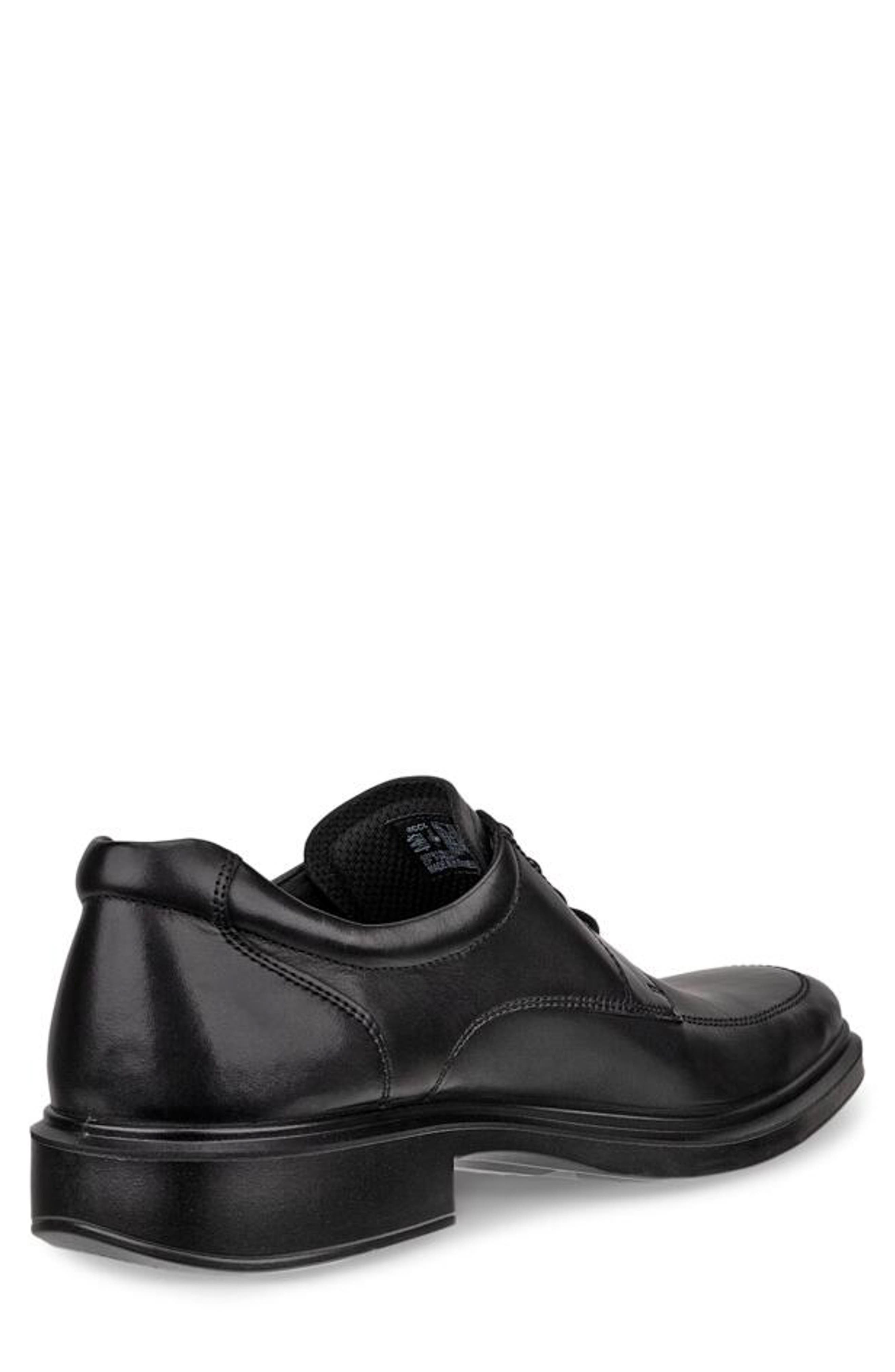 ECCO Helsinki Lace Up Leather Derby, Alternate, color, Black
